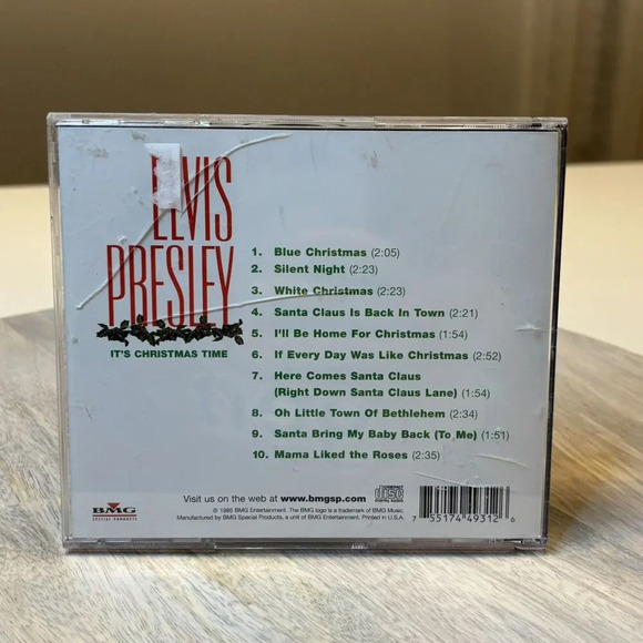 ELVIS PRESLEY "IT'S CHRISTMAS TIME" CD - Picture 2 of 4